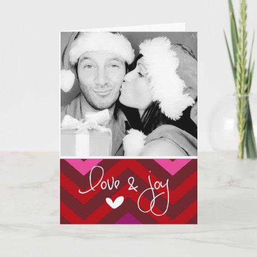 311 Merry Chevron Carte photo de vacances (Devant)