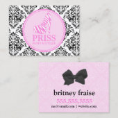 311 Miss Priss Zebra Heel Visitekaartje (Voorkant / Achterkant)