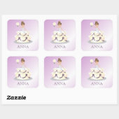 311 "Miss Wright" Brunette | Sticker d'aubergine (Feuille)