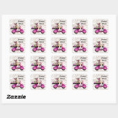 311 Mode Stickers Scooter Woman Shoes Zebra (Vel)