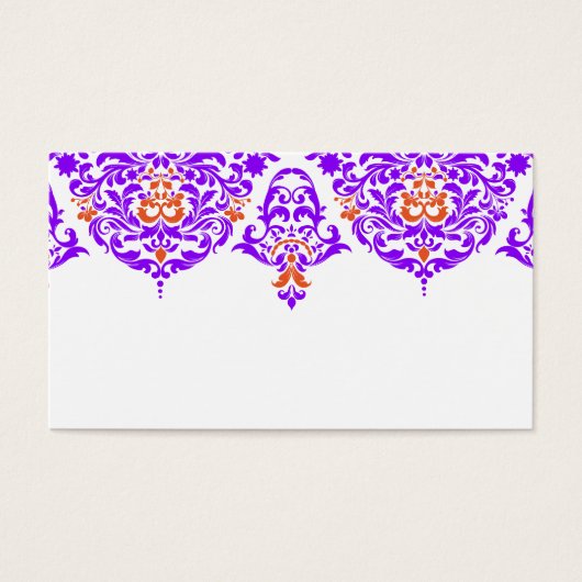 311 Mon Cherie Damask Fabuleux violet orange (Devant)
