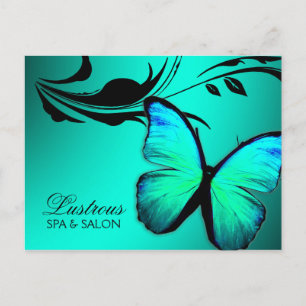 311 Mosterdvlinder Turquoise Blue Briefkaart