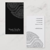 311 Myah Paisley Black Visitekaartje (Voorkant / Achterkant)