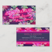 311 Neon Glow Eyebrows luidspreker Visitekaartje (Voorkant / Achterkant)