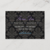 311-Paarse luxe Visitekaartje (Achterkant)