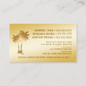 311-Paradis Trouvé | Carte d'Info des Palmiers Dor (Dos)