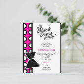 311 PETITE INVITATION DE ROBE NOIRE (Debout devant)