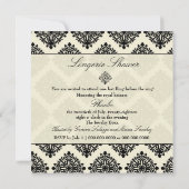 311-Phoebe Cream & Black Damask Invitation (Dos)