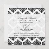 311 Phoebe Crème & Invitation en Damassé Noir (Dos)