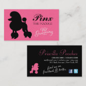 311 Pinx de poodle Pet Grooming Visitekaartje (Voorkant / Achterkant)