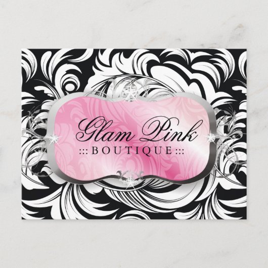 311 Plateau Lavish Rose | Carte postale argentée (Devant)