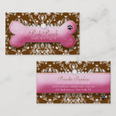 311 Posh Pooch Chocolate Lab Visitekaartje (Voorkant / Achterkant)