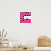 311 Poster rose Roxy 12 x 12 (Cuisine)