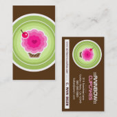 311 RAINBOW CUPCAKE VISITEKAARTJE (Voorkant / Achterkant)