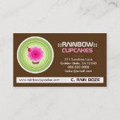 311 RAINBOW CUPCAKE VISITEKAARTJE (Achterkant)