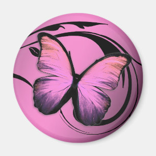 311 Roze buisvrij Butterfly Pout Magneet