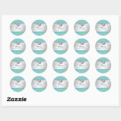 311-Silver Divine | Autocollant TurquoiseLime (Feuille)