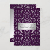 311 Silver Divine | Eggplant Kaart (Voorkant / Achterkant)