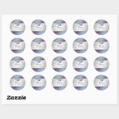 311-Silver Divine Hydrangea Sticker (Vel)