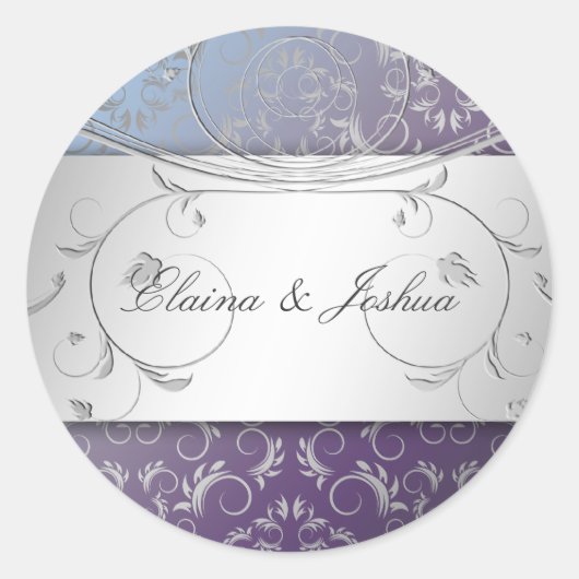 311-Silver Divine Hydrangea Sticker (Voorkant)