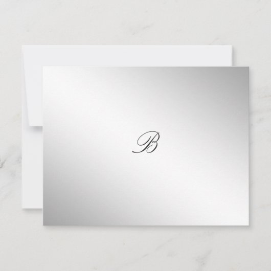 311-Silver Divine | Suggérer carte RSVP (Devant)