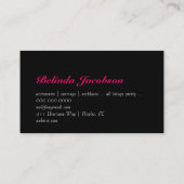 311-Sittin' monogram | Initiaal Visitekaartje (Achterkant)