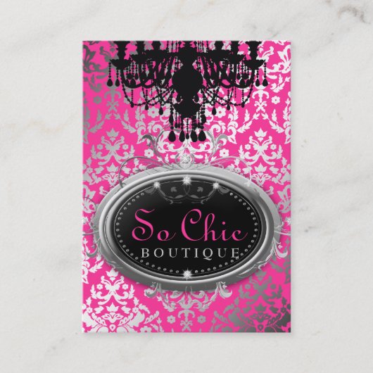 311 So Chic Boutique Hot Pink Visitekaartje (Voorkant)