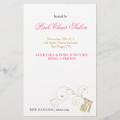 311 Spray Tan Flyer Gold Faux Sparkle (Achterkant)