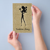 311 Spray Tan Flyer Gold Faux Sparkle (Hand)