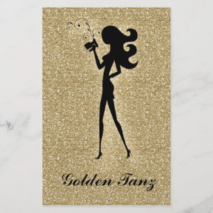 311 Spray Tan Flyer Goud Nep Glitters