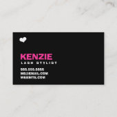 311 Star Face Deux Pink Visitekaartje (Achterkant)