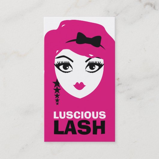 311 Star Face Deux Pink Visitekaartje (Voorkant)