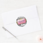 311 Stickers Plate Rose Lavish (Enveloppe)
