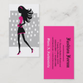 311 Stylish City Girl | Ziekenroze Visitekaartje (Voorkant / Achterkant)