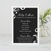 311-Swanky Swirl Dinner / Menu Drink Black (Staand voorkant)