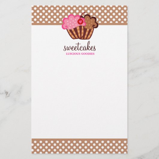 311-Sweet Cakes Cupcake Brown Flyer (Voorkant)