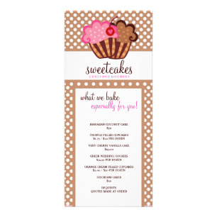 311 Sweet Cakes Cupcake Rackcard Reclamekaart