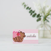 311 Sweet Cakes Cupcake Visitekaartje (Staand voorkant)