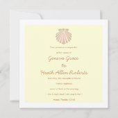 311-Sweet Shell Ecru Invitation (Devant)