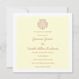 311-Sweet Shell Ecru Uitnodiging