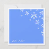 311-Sweet Snowflake Light Blue Metallic Kaart (Voorkant)