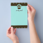 311-Swirly Sweet Turquoise Flyer (Hand)