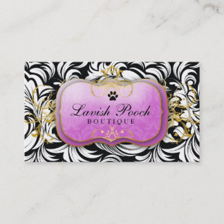 311-The Lavish Pooch | Paars Visitekaartje