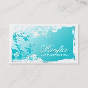 311 TRANQUIL GARDEN BLUE FADE VISITEKAARTJE