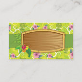 311-Tropical Tiki - Lime Green Name | Carte de pla (Dos)
