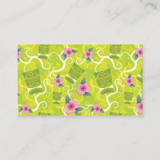 311-Tropical Tiki - Lime Green Name | Carte de pla (Devant)