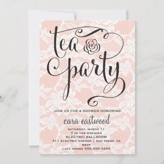 311 Uitnodiging van de Tea-partij (Voorkant)