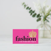 311 Vette Mode Boutique Tiara Visitekaartje (Staand voorkant)