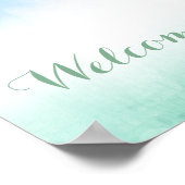 311 Welkomstbord van de hete luchtballon Poster (Hoek)