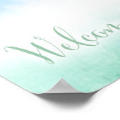 311 Welkomstbord van de hete luchtballon Poster (Hoek)